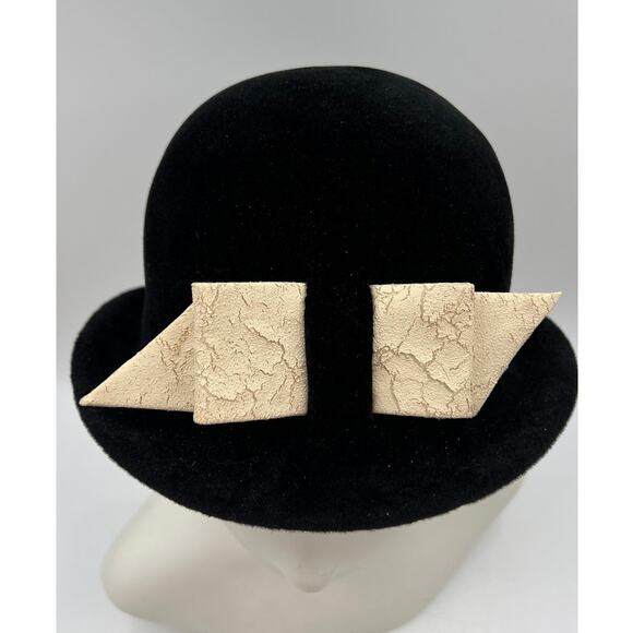 Vintage Frank Olive Bloomingdales Hat Black main image 7